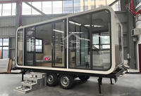 Casa Contenedor de Lujo Gangte, Cabina Integrada Tipo Apple con Estructura de Acero Galvanizado, Diseño Impermeable, Baño Incluido
