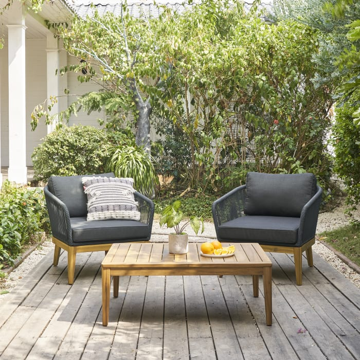 Wholesale Modern Luxury Patio Outside Design Garden Balcony Set Furniture Rectangle Side End Coffee Table