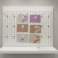 Carte de remerciement personnalisée à faible MOQ, nouvelle collection, impression dorée de luxe, pour bijoux et boucles d'oreilles