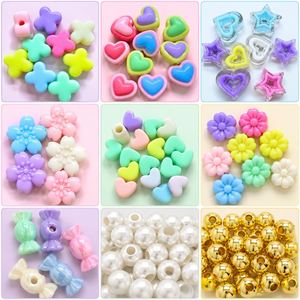Wurosi 865 Piezas Kit de Abalorios para Llaveros, Decoración de Relojes y Adornos para Bolsos, Suministros de Abalorios de Acrílico/Plástico/Lucite con Formas de Corazón, Flor y Alfabeto - Product Image 3