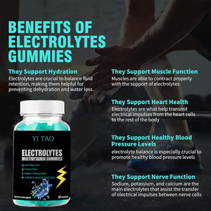 Customized Electrolyte Gummies with 6 Essential Electrolytes & Vitamins Magnesium Endurance Sports Hydration Electrolyte Gummies - Product Image 4