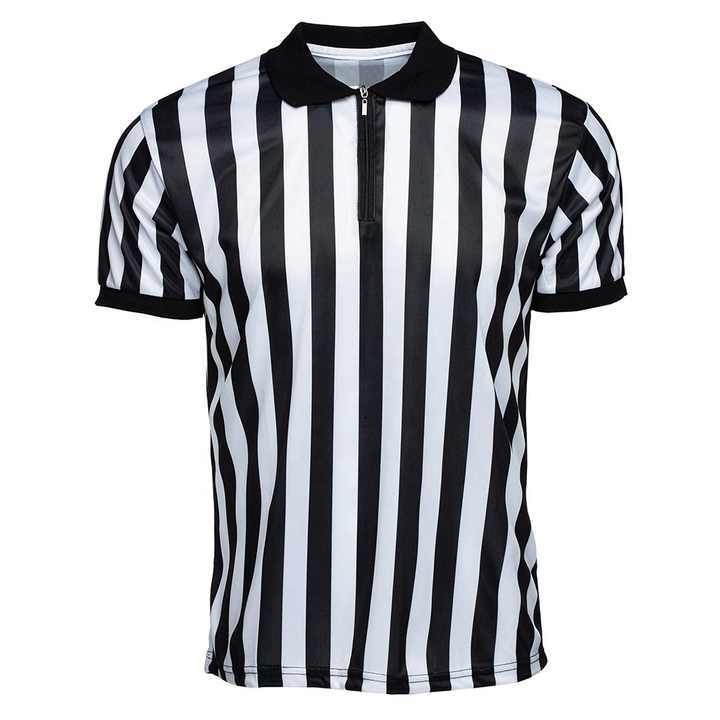 Custom Basketball Referee Jersey Mens Rugby Football Referee Shirt