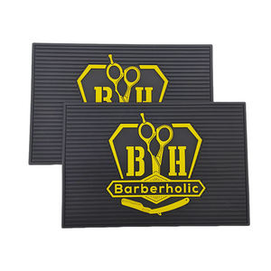 Custom Eco Friendly <b>Silicone</b> Barber Mat Non Slip Heat Resistant Food Grade Waterproof Reusable Hairdressing <b>Tool</b> Storage Mat - Product Image 3
