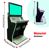 MAKER Promotion : Nouvelle Machine de Jeu Multigames 27 pouces avec Écran Tactile Vertical et Horizontal, Boîtier Métallique