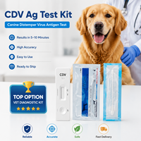 Tests rapides combinés SC Biotech pour chiens, diagnostic vétérinaire CDV/CPV Ag, test canin CDV Ag
