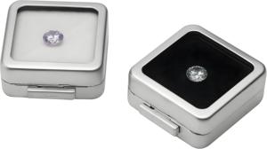 <span class=keywords><strong>Glass</strong></span> Top Loose đá quý hộp hiển thị trường hợp chủ hiển thị container kim loại - Product Image 6