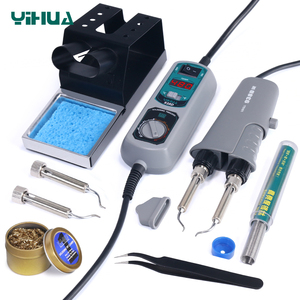 YIHUA 938D Portable Tweezers Soldering 110V 220V Soldering Iron Station Chip Desoldering <b>Kit</b> Set SMD <b>Welding</b> Equipment W248 - Product Image 3