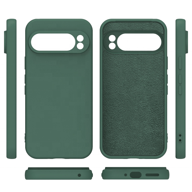 For Pro for iphone Pro Phone Cover Protective Phone Case Liquid Silicone Soft Rubber TPU Google Pixel 9 XL Pixel 8A 7 6A Luxury