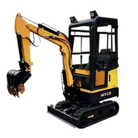 Certificat CE, nouvelle mini-excavatrice hydraulique compacte de 1,8 tonne pour travaux agricoles, à vendre
