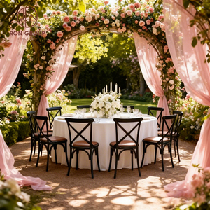 Sedia Cross Back per Noleggio Eventi, Banchetti, Feste, Hotel e Matrimoni - Product Image 3