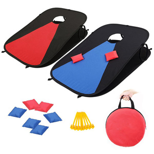 Collapsible 2 Games in 1 Cornhole Portable Lightweight <strong>Corn</strong> <strong>Hole</strong> Set Cornhole Boards With 8 Cornhole <strong>Bean</strong> <strong>Bags</strong> - Product Image 2