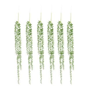Guirnalda de Perlas Artificiales Wen Hope de 80 cm, Verde, de Plástico, para Decoración de Paredes - Product Image 5