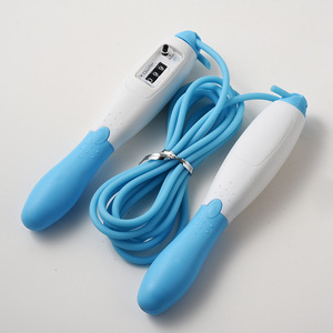 Cuerda para saltar con contador electrónico para fitness y ejercicio, material plástico unisex - Product Image 1