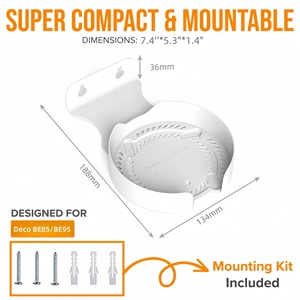 Soporte de Pared Bangcheer para <span class=keywords><strong>TP</strong></span> <span class=keywords><strong>Link</strong></span> <span class=keywords><strong>Deco</strong></span> HB710/BE65-5G/BE75/BE85/BE95/BE22000/BE33000, WiFi 7 para Toda la Casa, 1 Paquete - Product Image 3