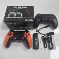 Consola de Videojuegos X8 Ultra 4K Ultra HD con Tarjeta TF de 128 GB Integrada, Más de 50000 Juegos, Mini Consola de Juegos X8 Ultra