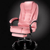 Chaise de bureau pivotante en cuir PU marron grande taille et haute qualité, chaise de direction ergonomique, directement de l'usine