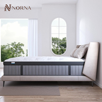 Colchón de Espuma Viscoelástica con Gel de Látex de 12 Pulgadas, Importación Premium al por Mayor, Cama Moderna, Muebles para el Hogar en Caja, Colchón de Muelles Tamaño King