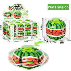 Juguete Antiestrés con Forma de Fruta, Piñón Giratorio Deformable, Fresa, Limón, Sandía, Kiwi, Caja de 24 Unidades, Regalo para Aliviar el Estrés - Product Image 5
