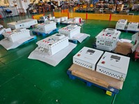 Boîtier de distribution électrique antidéflagrant en acier inoxydable entièrement soudé, IP66, 380V, 32A, pour commande d'éclairage industriel