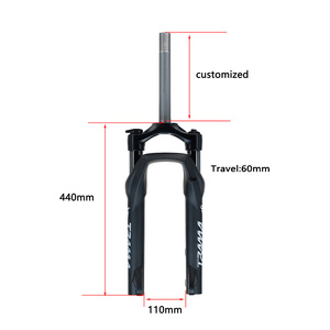 Trung Quốc Nhà máy cung cấp hợp kim nhôm hàng hóa xe đạp cargo9 ngã ba 20inch xe đạp leo núi dĩa cuộn dây tải trước ajduster treo dĩa - Product Image 3