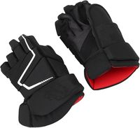Guantes de Hockey Genéricos, con Acolchado de Nailon Extra, Pulgar Curvo, Refuerzos de Malla para Mejor Circulación de Aire, para Jugadores de Hockey sobre Hielo, Patinaje y Calle