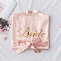 Peignoir de Mariage Robe de Chambre Mariée Demoiselle d'Honneur Robe Sexy Femme Nuisette