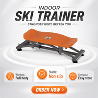 Machine de ski d'intérieur antidérapante en métal avec écran LCD, capacité de charge de 4,2 kg à 150 kg, pour usage domestique, fitness et exercice, avec logo personnalisé OEM/ODM