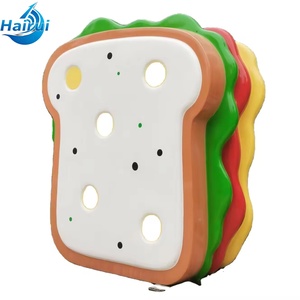 Escultura de Resina de Fibra de Vidrio Realista a Gran Escala Personalizada, Pieza de Arte con Forma de Queso, Pizza y Hamburguesa, Decoración Personalizada para Restaurantes y Hogares - Product Image 2