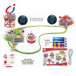 Juguete de Coche Giratorio 2 en 1, Juguete Acrobático Luminoso que Camina sobre una Cuerda, Juguete de Carretilla con Ruedas Luminosas de Plástico - Product Image 2