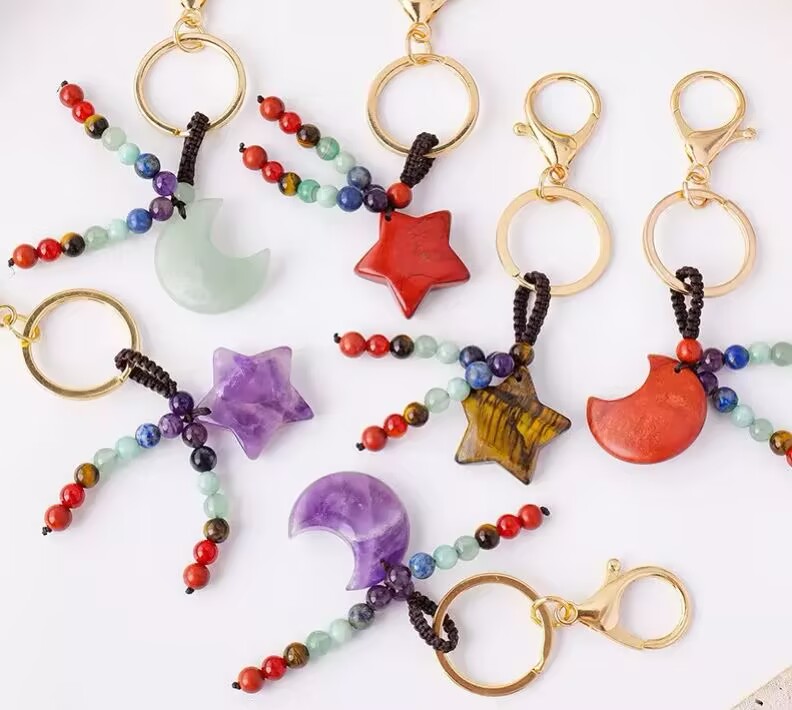 moon keychain