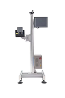 Machine de marquage laser à fibre haute efficacité 50 kg 30 W avec garantie 1 an pour divers matériaux métalliques et plastiques techniques durs