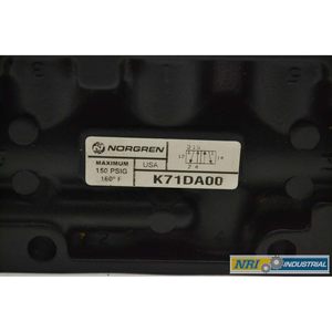 Válvula Solenoide Norgren K71DA00 150 Psig Gas 160 F Fabricada en EE. UU. - Product Image 1