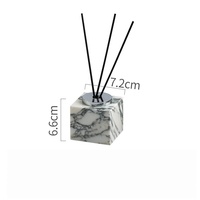 Diffuseur de parfum en marbre naturel rond personnalisé STONEKOCC, logo personnalisé, artisanal, écologique, durable