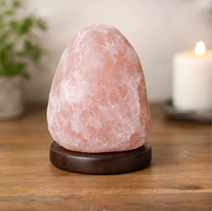 Lámparas de Sal de Cristal Natural Hechas a Mano, Lámpara de Sal Eléctrica Purificadora de Aire - Product Image 1