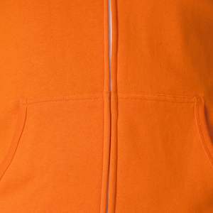 Sudadera con capucha unisex con cremallera completa bordada en 3D diseño independiente etiqueta personalizada XL azul pizarra antiarrugas unisex ligero - Product Image 5