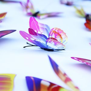 Hot Selling 3D Butterfly LED <b>Wall</b> <b>Stickers</b> Glowing Bedroom DIY Home <b>Decor</b> Night Light - Product Image 2