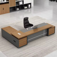 LBZ-18X Bureau de direction de luxe pour PDG et managers, mobilier de bureau