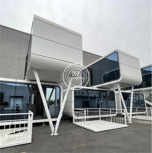 Casa Móvil Tipo Cápsula Espacial Apple, Estructura de Acero, Impermeable, Prefabricada, Hotel Cápsula para Aeropuerto, Contenedor para Dormir - Product Image 1
