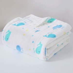 Mantas Envolventes Personalizadas de Muselina de Algodón Orgánico para Bebés, Mantas Envolventes de Bambú para Bebés - Product Image 3