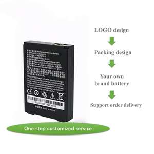 Batterie rechargeable pour scanner de codes-barres <span class=keywords><strong>Cowon</strong></span> 3.85V 5200mAh, pochette Li-polymère noire en stock - Product Image 2