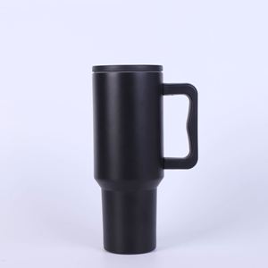 Gobelet isotherme de voyage pour voiture H4.0 avec poignée, 40 oz, couvercle, paille, antidérapant, OEM ODM, logo personnalisé - Product Image 4