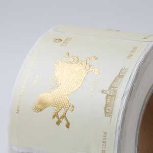 Giá cả hợp lý CuộN Sticker tùy chỉnh nhãn ướt sức mạnh giấy nhãn rượu chai Sticker dán nhãn - Product Image 6