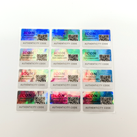 Étiquette autocollante de sécurité personnalisée anti-effraction avec code-barres et numéro de série, impression holographique, 20Y, qualité supérieure, usine OEM