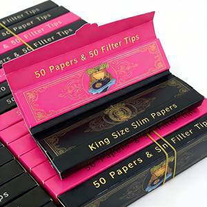 Papiers à rouler manuels modernes personnalisés ou en stock avec filtres – Qualité supérieure, livraison rapide, format King Size, tailles personnalisables, 50 filtres - Product Image 5
