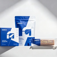 Combo d'emballage Minfly Whey Protein : Sachet Doypack avec boîte en carton personnalisée, feuille d'aluminium, Mylar, carton – Service de solution tout-en-un