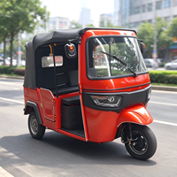 Tricycle électrique de luxe confortable 60V 3000W, autonomie longue portée 140-165 km, scooter à 3 roues pour passagers