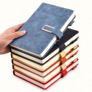 Custom Paper <b>Notebooks</b> Hardcover Pu Leather <b>With</b> <b>Locks</b> A5 School <b>Notebooks</b> for Students - Product Image 4