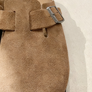 Birkenstocks para <span class=keywords><strong>Mujer</strong></span>, Zuecos Cerrados Transpirables y Suaves para Invierno, Mules con Diseño Sólido, de Gamuza, Cuero, Plataforma de Corcho y <span class=keywords><strong>Eva</strong></span> - Product Image 3