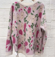 Haute qualité personnalisé col rond tricot automne hiver pull confortable mignon pull pour les femmes en gros décontracté femme pull