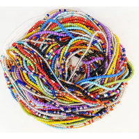 Chaîne de corps ajustable pour femmes, 69 couleurs, style africain, pour la perte de poids, grande taille, avec doubles cordons en coton, bijoux à nouer, perles de taille